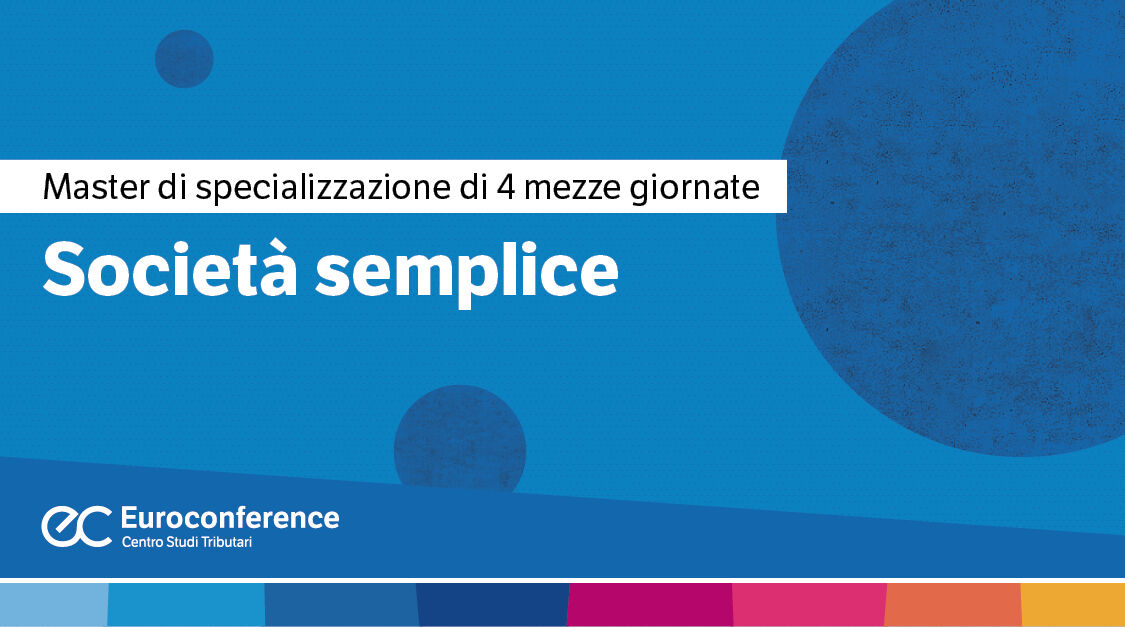 Immagine Società semplice | Euroconference